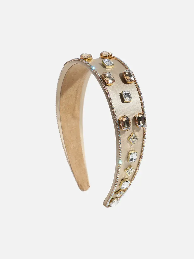 Rajata-Sohi'S Shimmering Delight: Bedazzled Hairband : SOHIBD9581