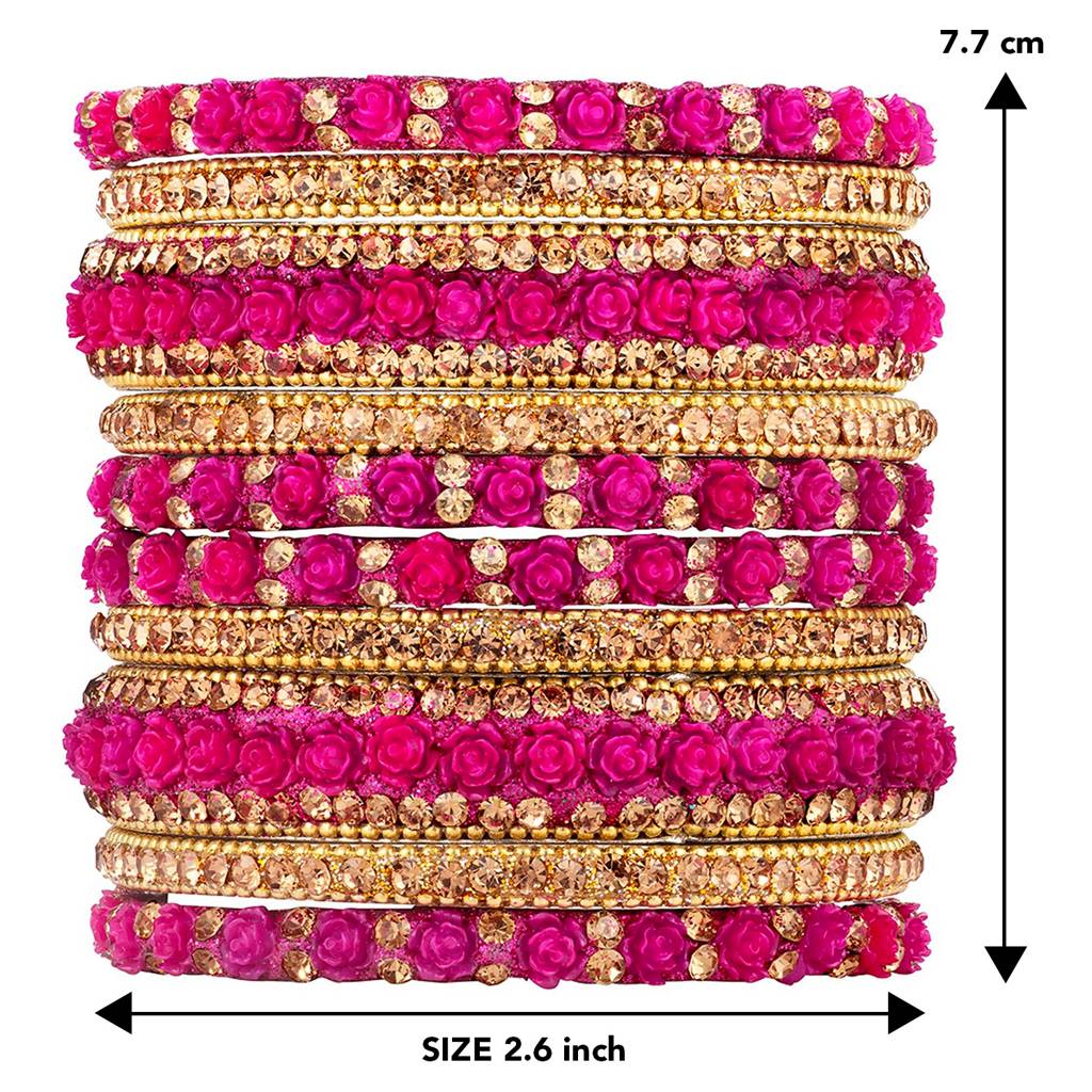 Ethnic Bangles Chuda Set Traditional Jewellery For Women : PF51B35RP