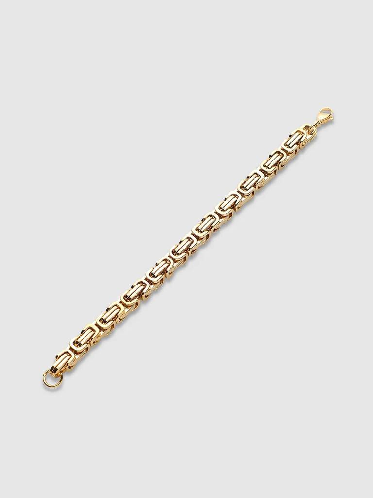 Men'S Twisted Chain Bracelet - Champayne Gold : FABR1101