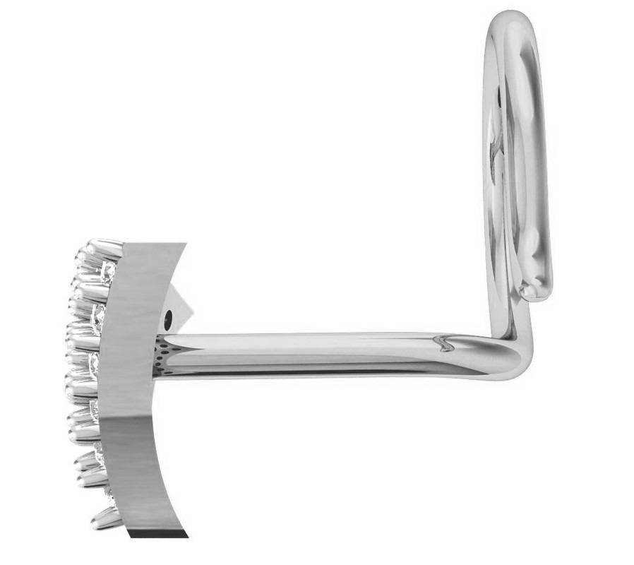 Avsar 9K Bis Hallmarked | Nosepin For Women/Girls |  Avno016 : AVNO016WC