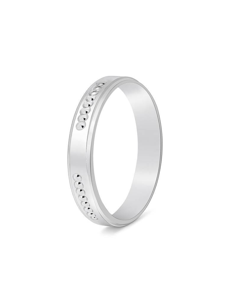 Touch925 Pure 925 Silver Linear Detail Ring : CTGR396