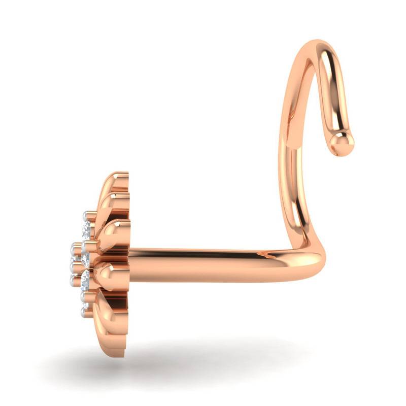 Avsar 9K Bis Hallmarked | Nosepin For Women/Girls |  Avno031 : AVNO031PC