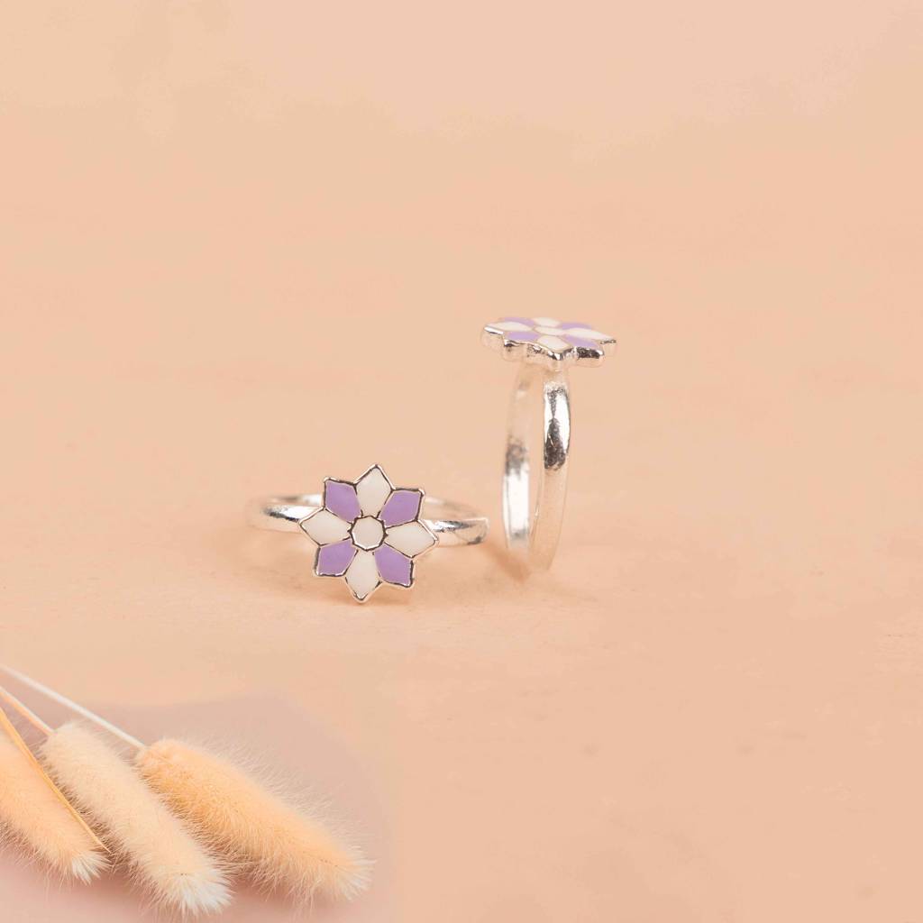 Adya Bloom Toe Ring Cum Midi Ring : SK20094