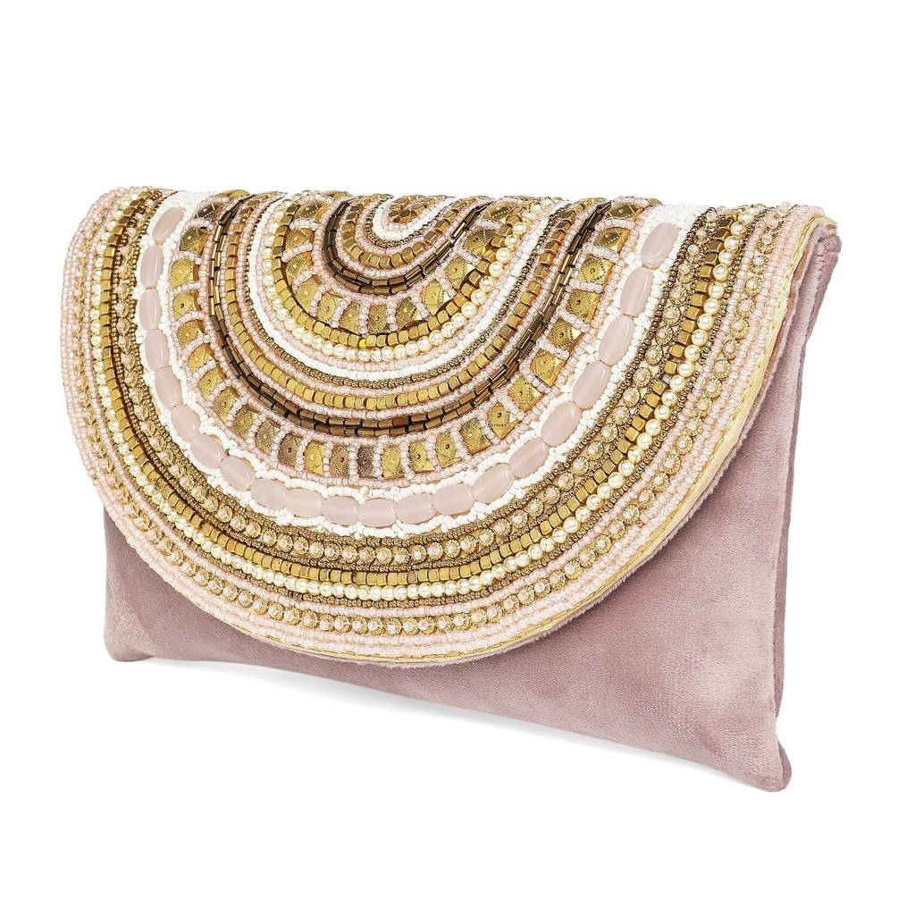 Clutch Purses For Women Wedding Handmade Evening Handbags Party Bridal Clutch (C12Bl) : C12PCH