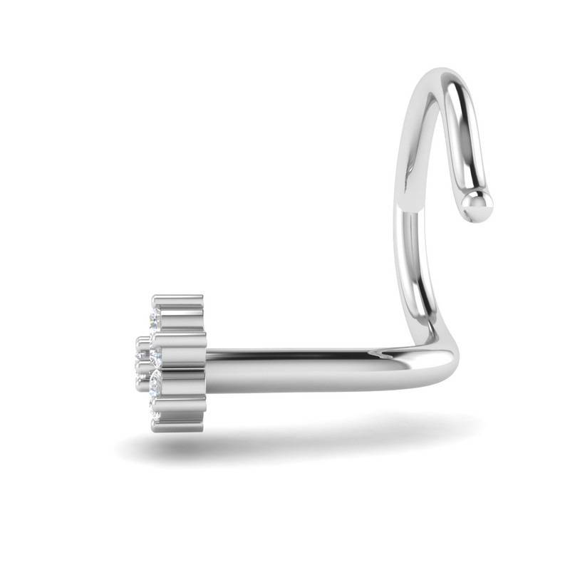 Avsar 9K Bis Hallmarked | Nosepin For Women/Girls |  Avno025 : AVNO025WC