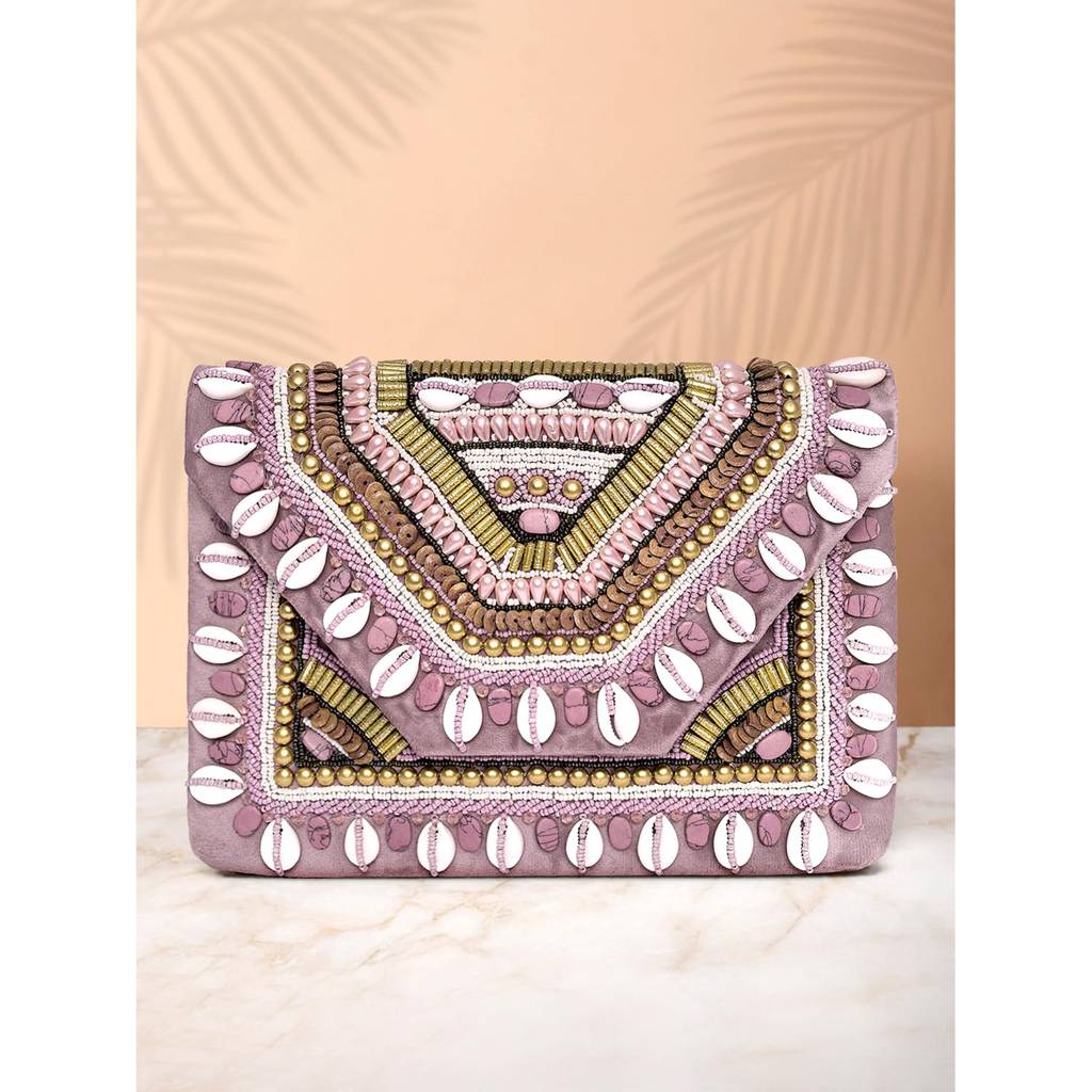 Clutch Purses For Women Handmade Evening Sling Handbag Stylish Bridal Fashion Clutch Bag For Girls (C156G) : C156P