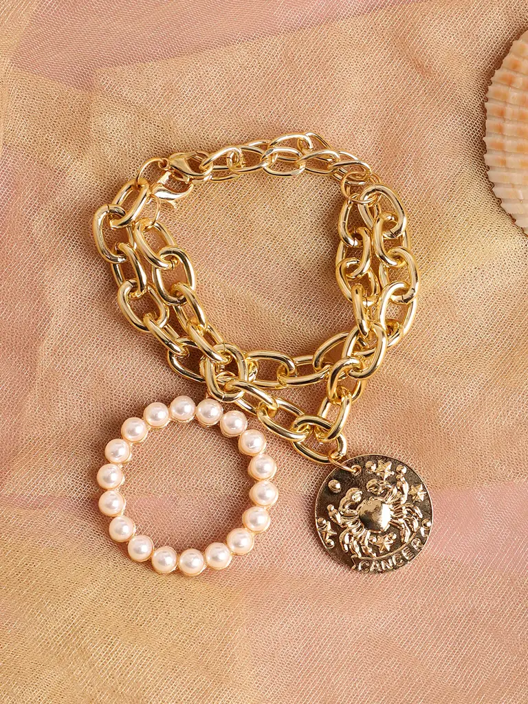 Rosemary-Silver Plated Designer Stone Party Bracelet For Women : SOHBRC4755