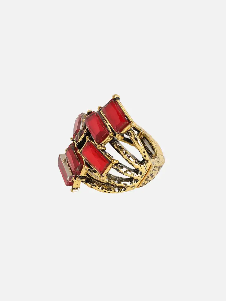Barsha-Women'S Stacked Stone Cocktail Ring : SOHIRG8571