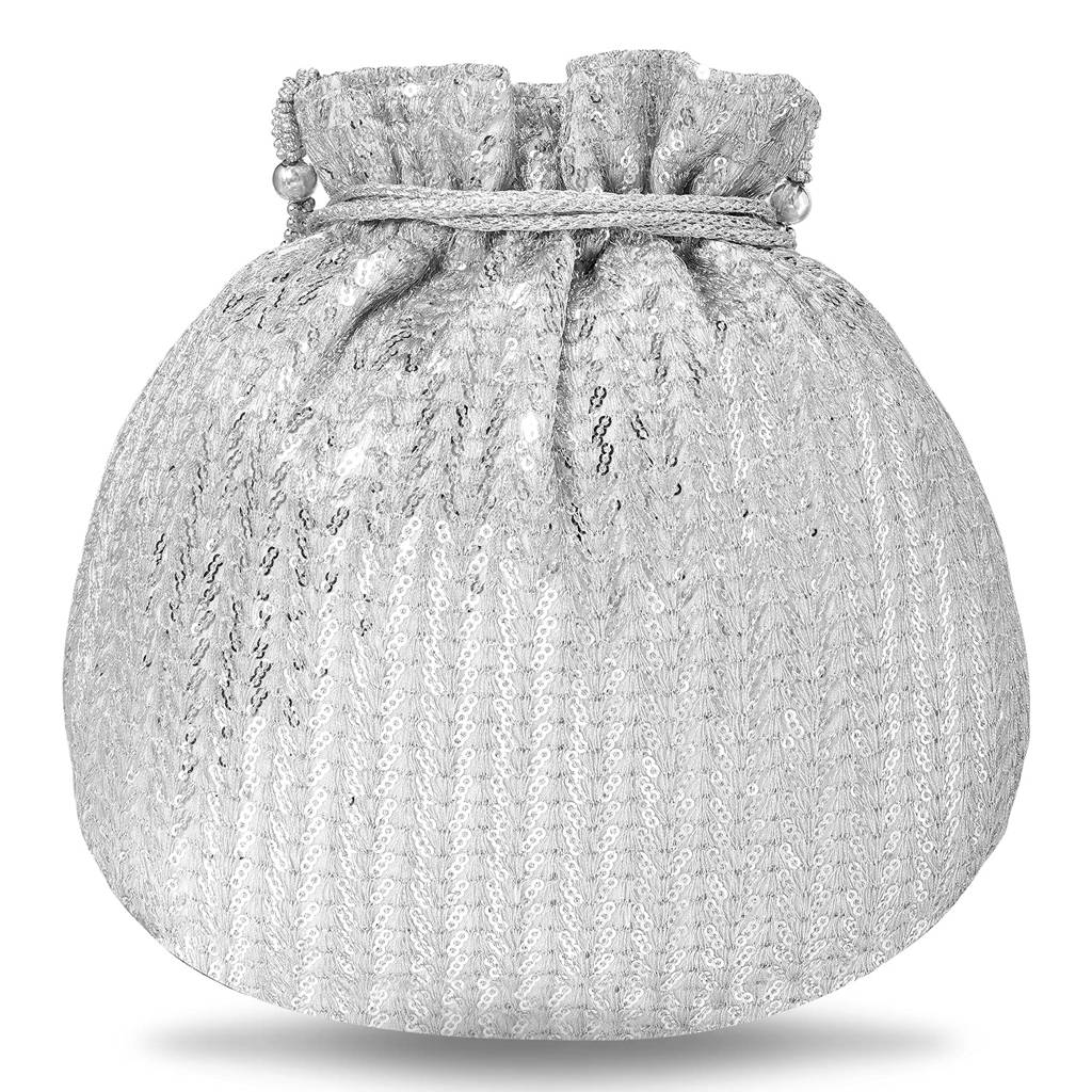 Potli Bags For Women Girls Evening Bag Clutch Ethnic Bride Purse With Drawstring (P07G) : P07S