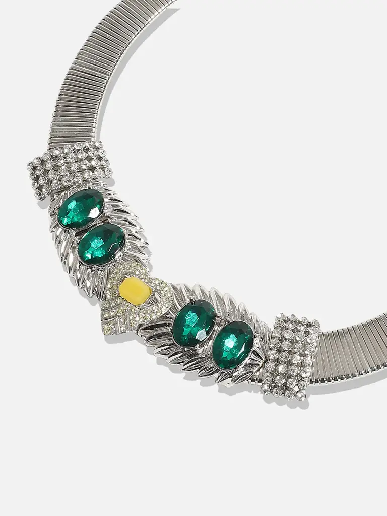 Golda-Multicolour Designer Statement Stones Necklace : SOHNCK3504