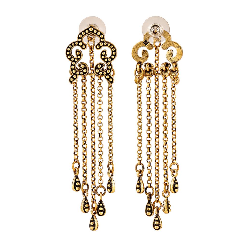 Fringes Sway In Fringe Earrings : 8905124564273