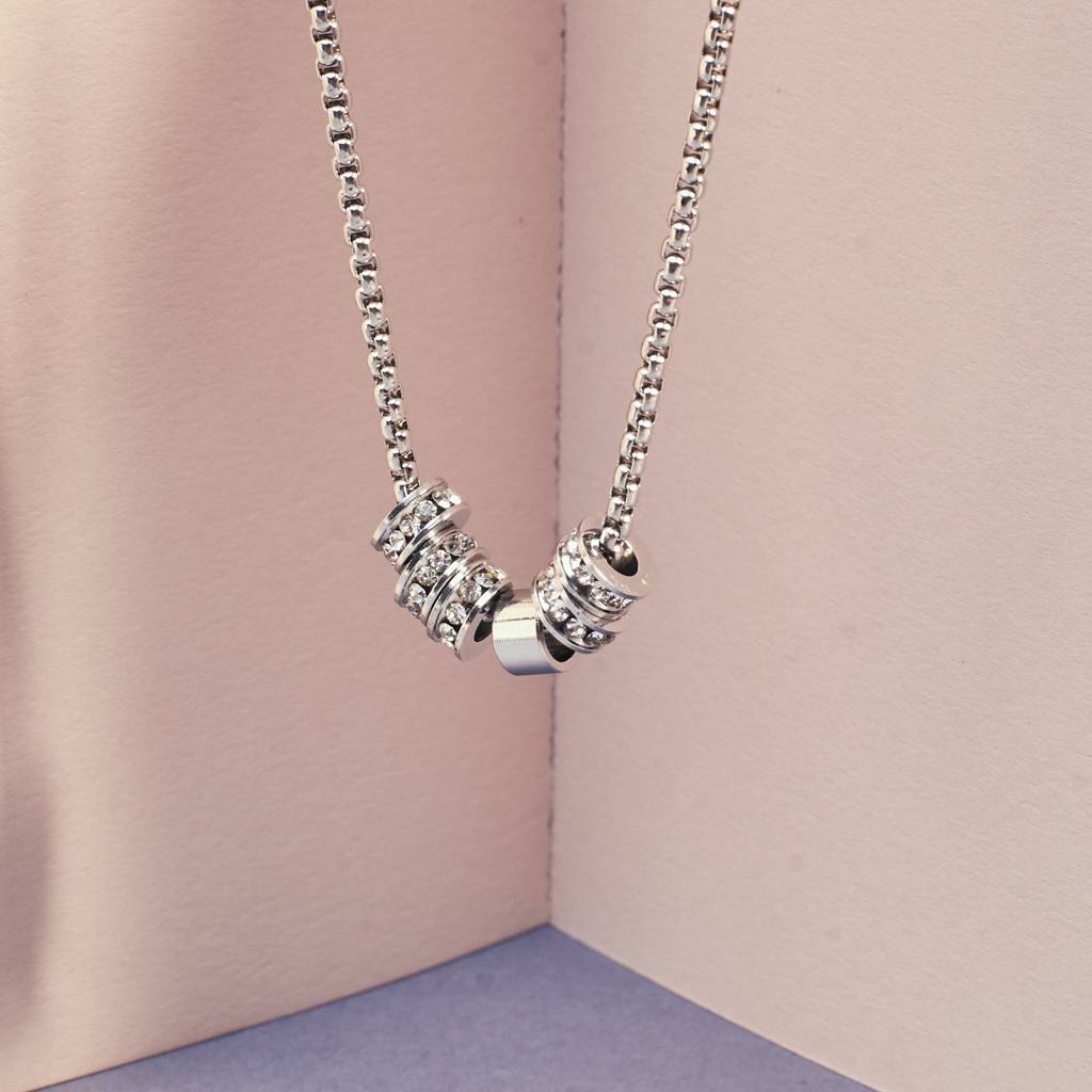 Twinkling Rings Silver Chain : MN1S0912