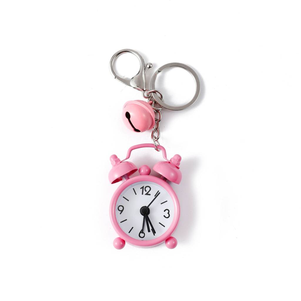 Mini Alarm Clock Bag Charm : C-BG-0097-PK