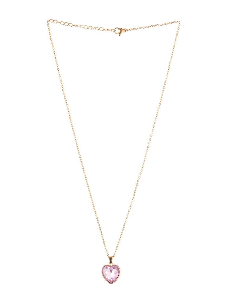 Champagne Heart Pendant : Z-NL-GPR-014
