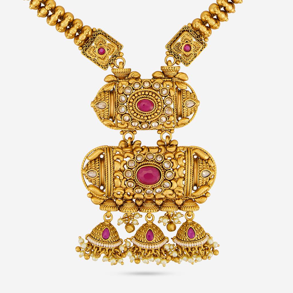 Ruby Gold - Plated Bridesmaid Antique Necklace - 463428 : 463428