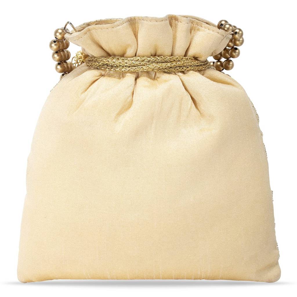 Potli Bags For Women Girls Evening Bag Wristlet Ethnic Bridal Purse With Drawstring : P27CRM