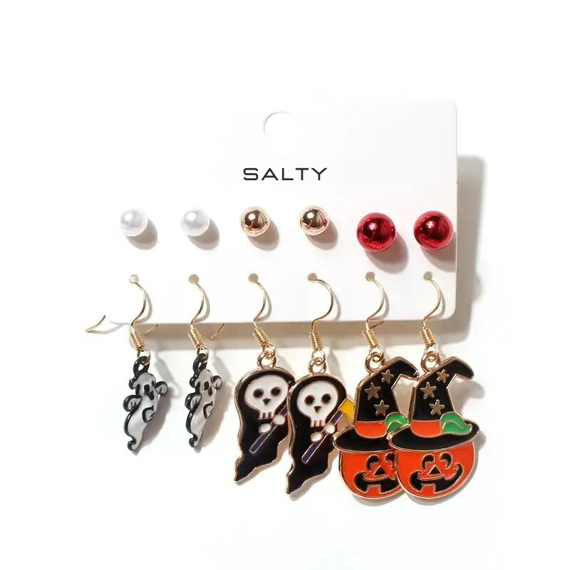 Set Of 6 Beyond The Grave Earring Combo : EC62204