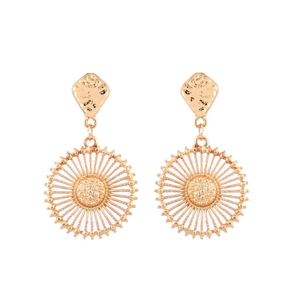 Trendy Elegance Lightly Embellished Contemporary Drop Earrings : 8905124510423
