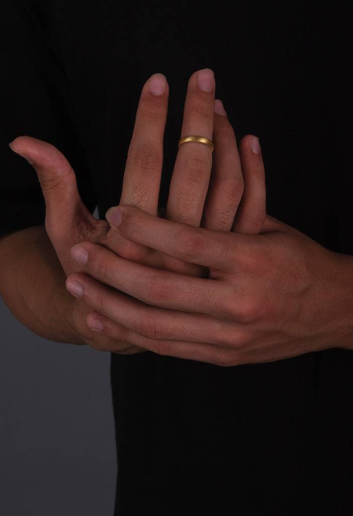 4 Mm Matte Ring : RIN_4MM_GV5_2277