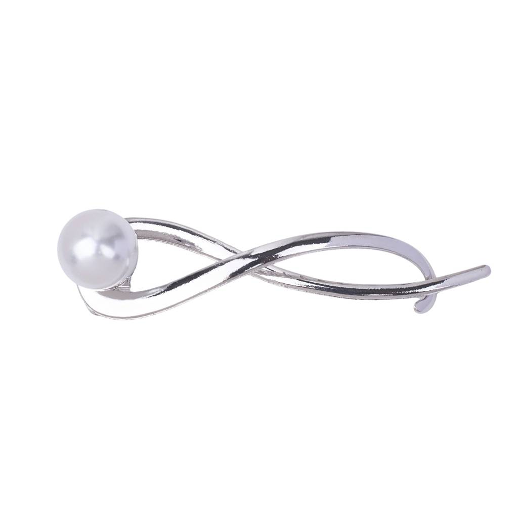 Ivory Drop Silver Clip : HX-HP-S-0054-S