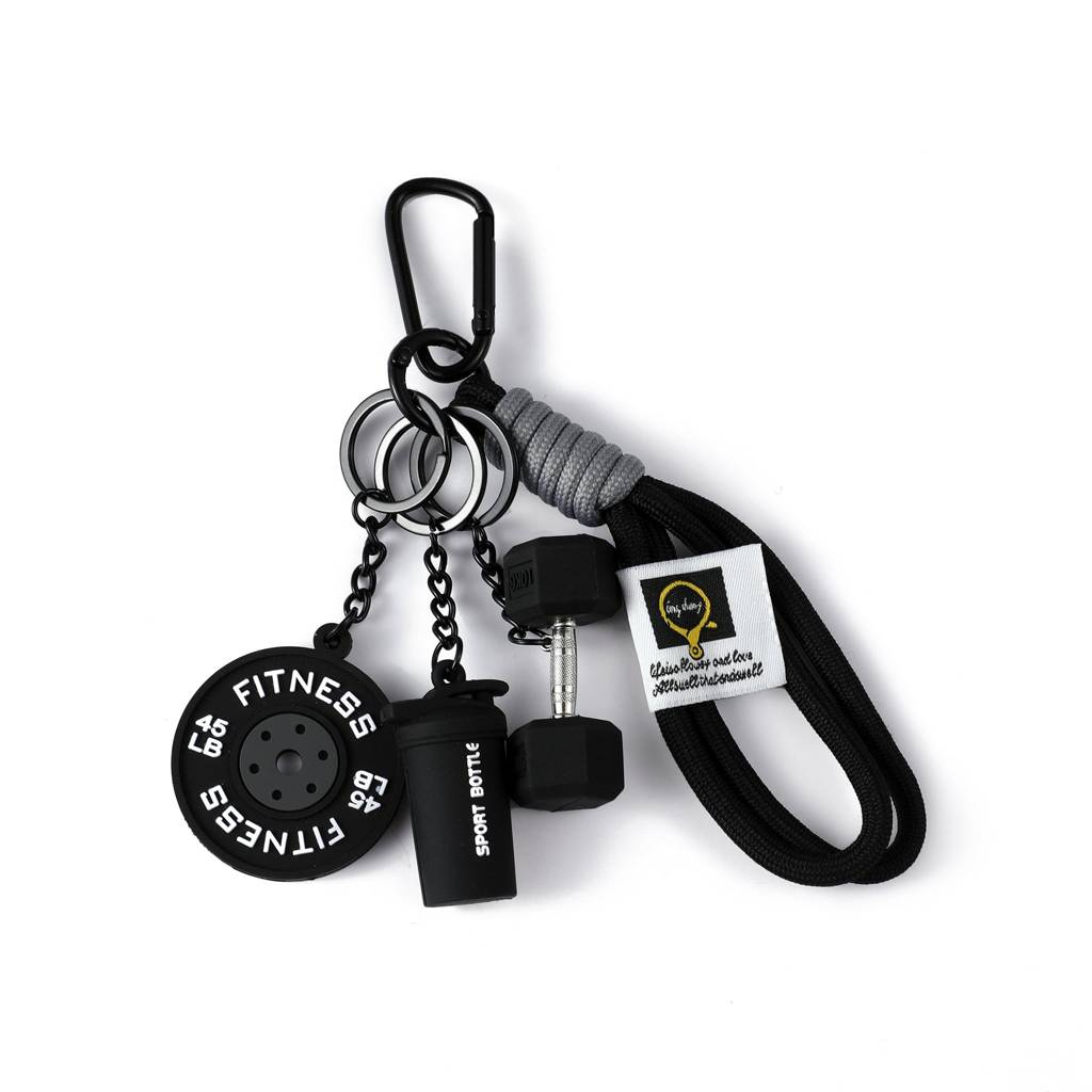 Mini Gym Buddy Bag Charm : C-BG-0096-BK