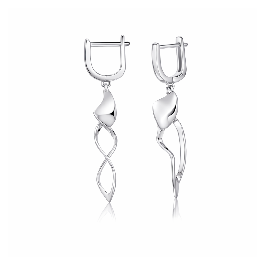 Silver Classic 925 Silver Earrings : LER-120018