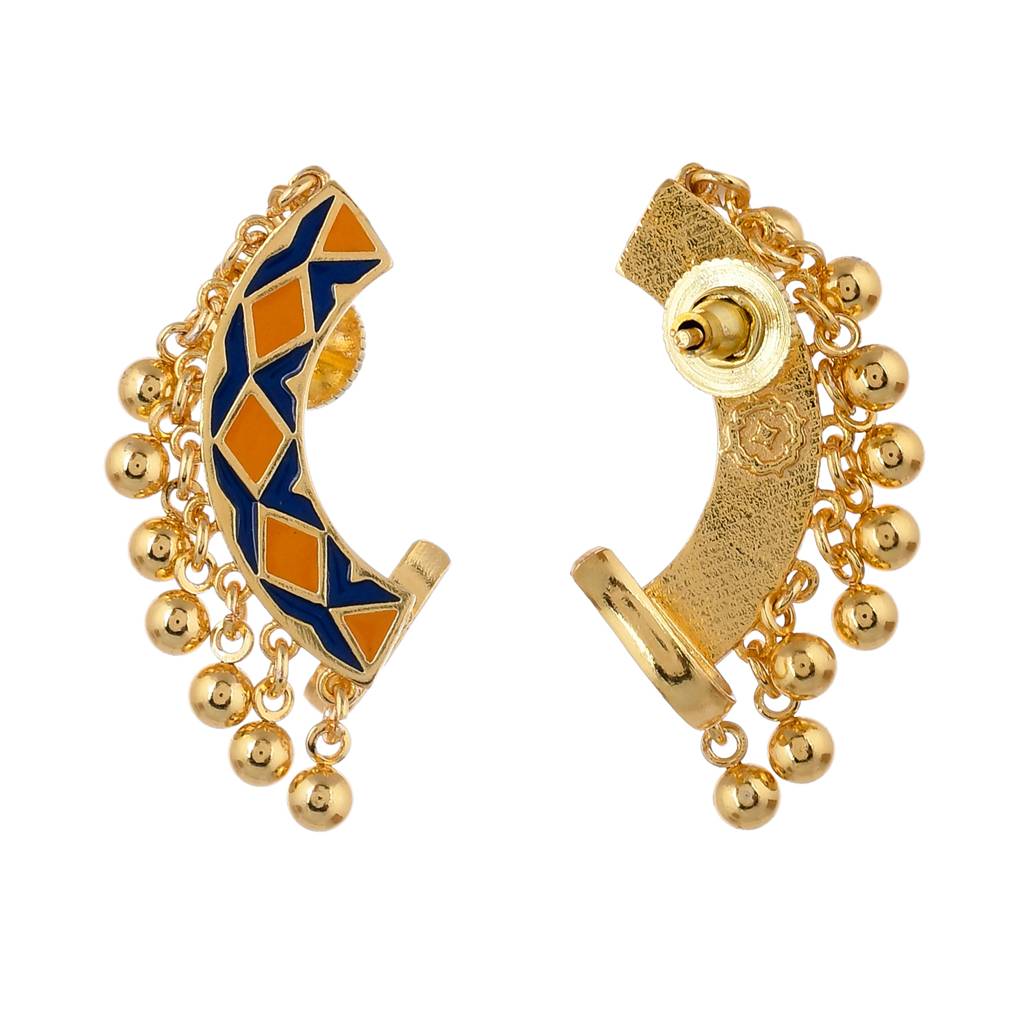 Zulu Neema Enameled Ear Cuff : 8905124513868