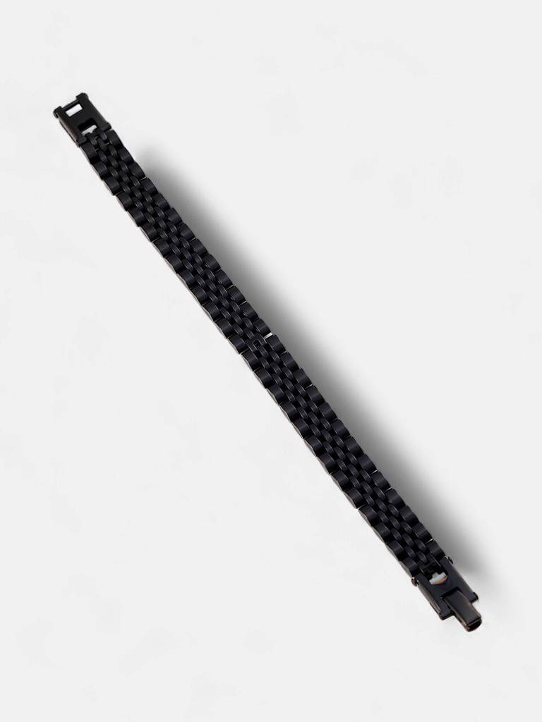 Men'S The H-Link Tennis Bracelet - Onyx Black : FABR1111