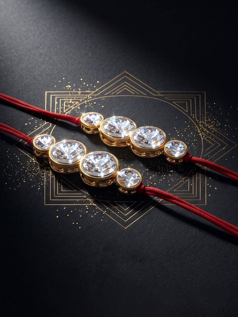 Traditional Rakhi For Bhaiya/Bhabhi Red Thread Rakshabandhan Rakhie (Pack Of 2) Rakhee Rakshasutra : 152-L1R1-10-W-2-2026