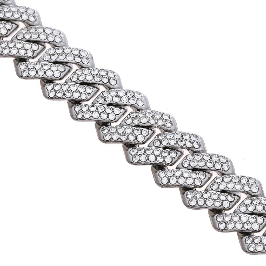 Eclipse Regal Elegance American Diamond Men'S Bracelet : 8905124542776