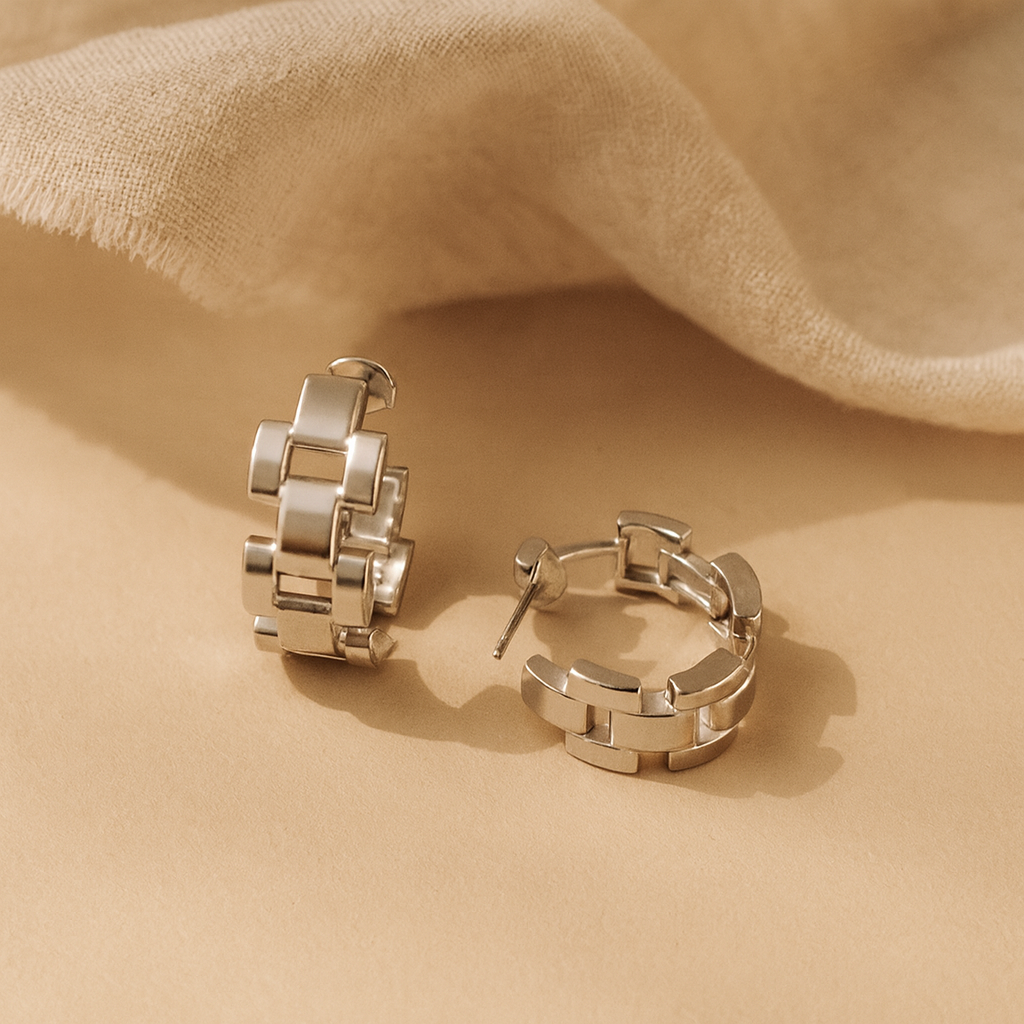 Wrist Watch Hoop Earring : HOO_WRISTWA_S_1678