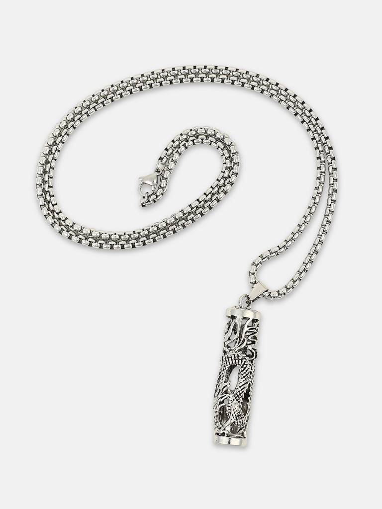 Men'S The Slayer Pendant Necklace - Metallic Silver : FAPD1176