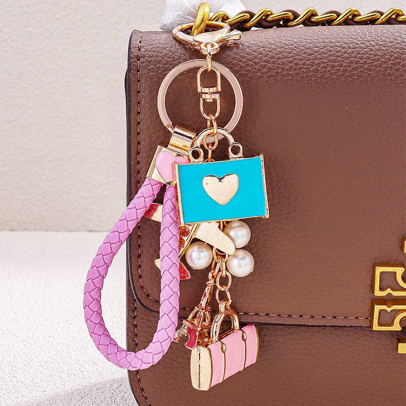 Travel-Themed Bag Charm : C-BG-0064-G-PK