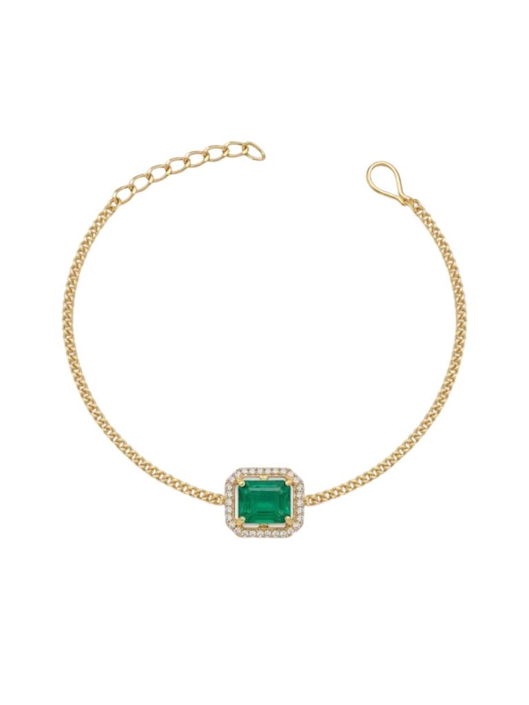 Emerald Bracelet Rakhi : YI24A1017B