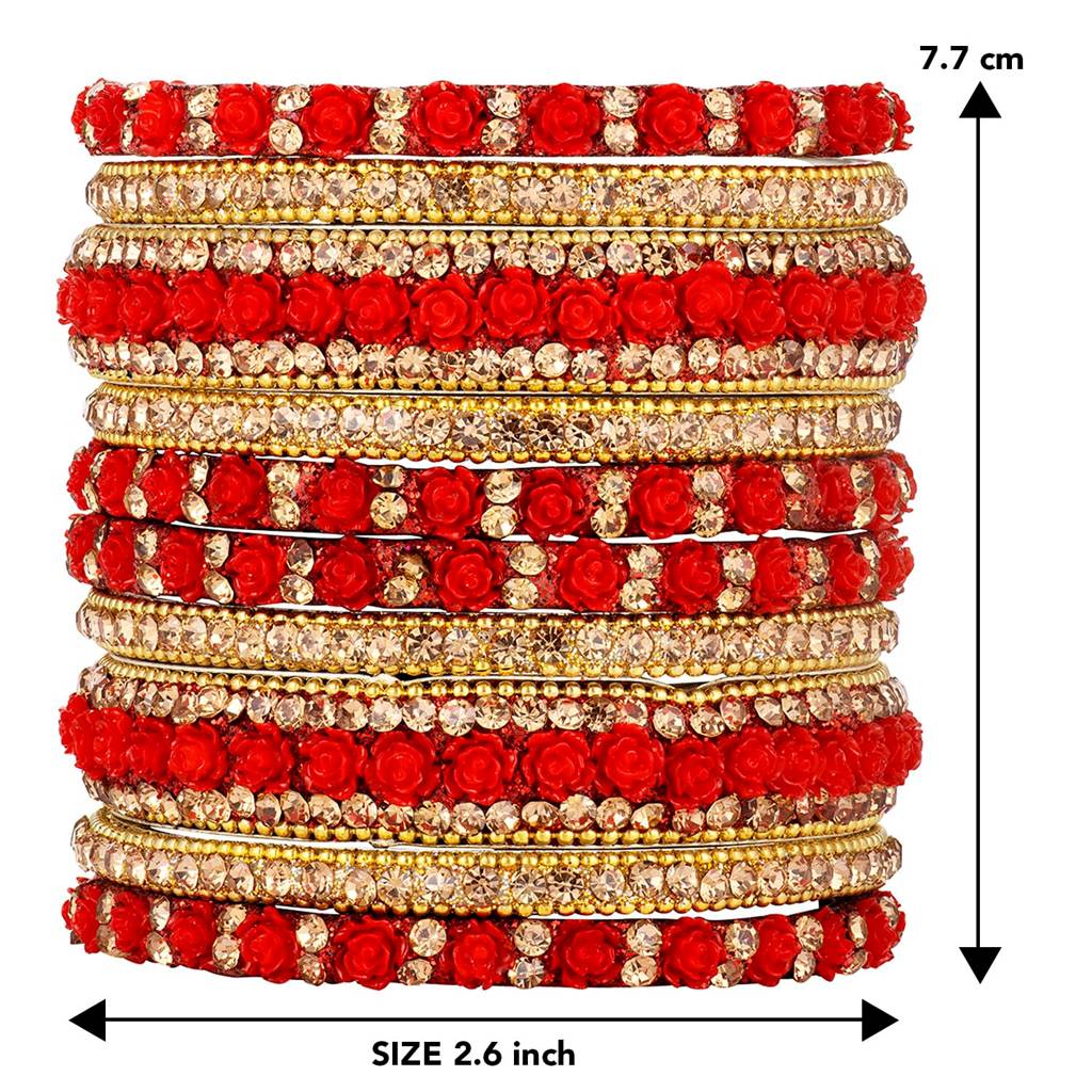Ethnic Bangles Chuda Set Traditional Jewellery For Women : PF51B35R