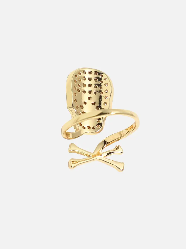 Shelly-Gold-Plated Nail Ring : SOHIRG9526