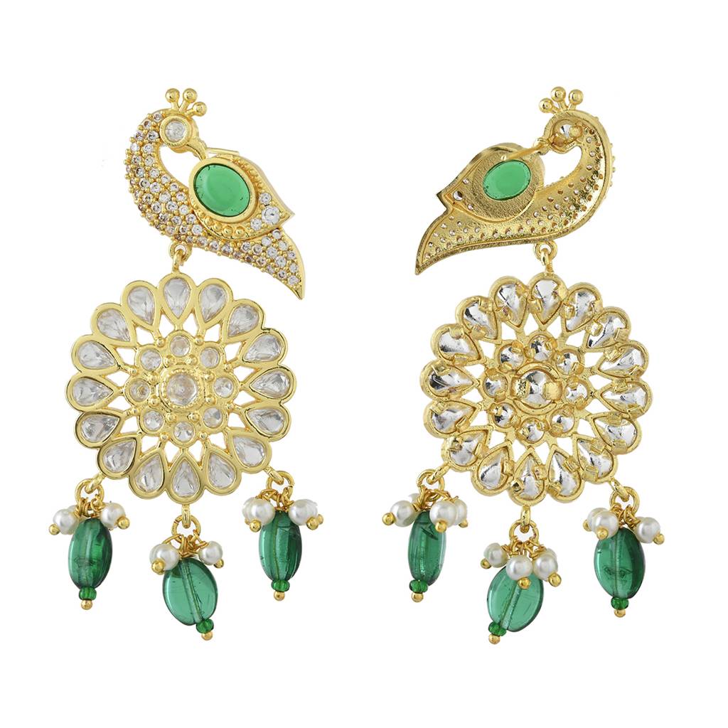 Panchhi Mayurika Dangler Earrings : 8905124548426