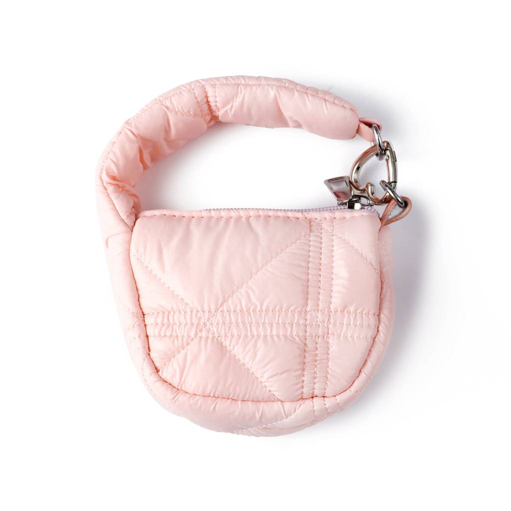Mini Quilted Puff Bag Charm : C-BG-0091-PK