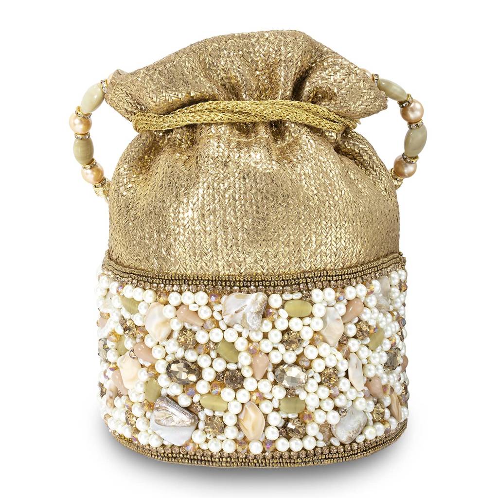 Potli Bags For Women Evening Bag Clutch Ethnic Bride Purse With Drawstring (P19G) : P19G