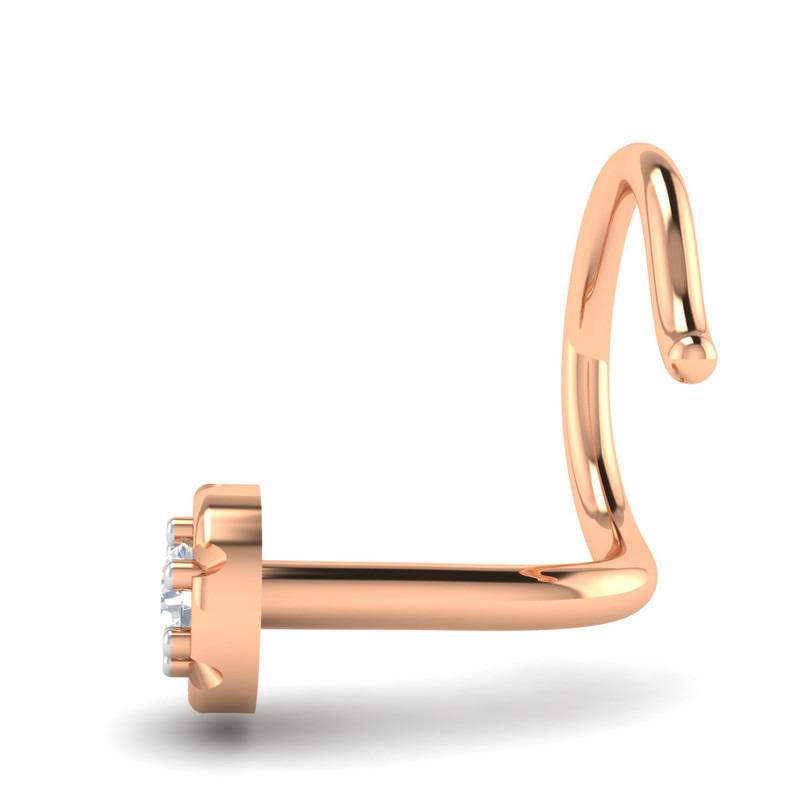 Avsar 9K Bis Hallmarked | Nosepin For Women/Girls |  Avno034 : AVNO034PC