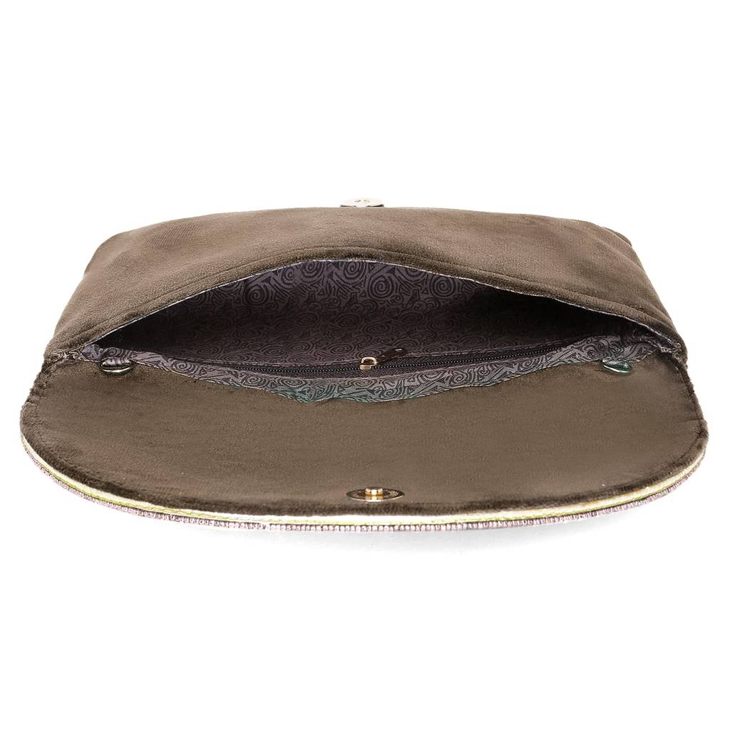 Clutch Purses For Women Wedding Handmade Evening Handbags Party Bridal Clutch (C12Bl) : C12BR