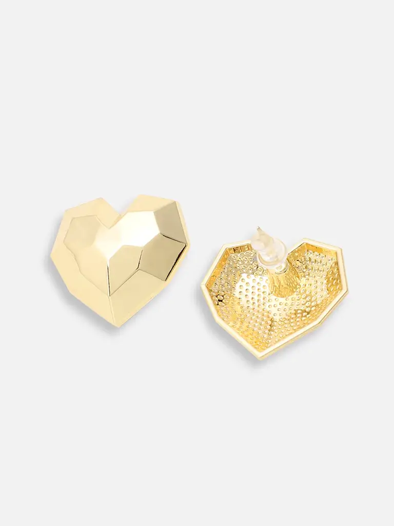 Lysandra-Gold Plated Party Designer Stone Stud For Women : SOHEAR4292
