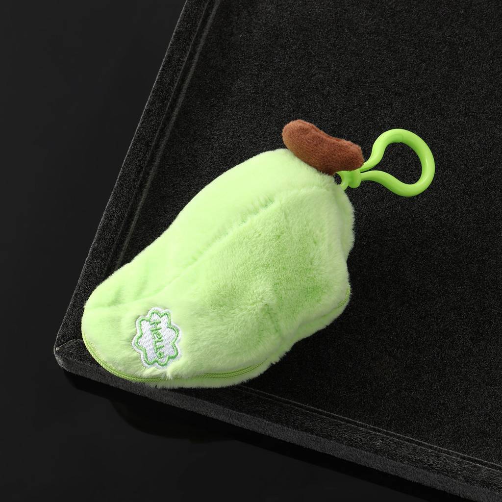 Kawaii Hideaway Plushy Zipper Bag Charm : C-BG-0030-GR