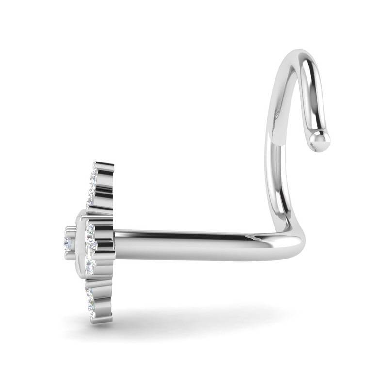 Avsar 9K Bis Hallmarked | Nosepin For Women/Girls |  Avno037 : AVNO037WC