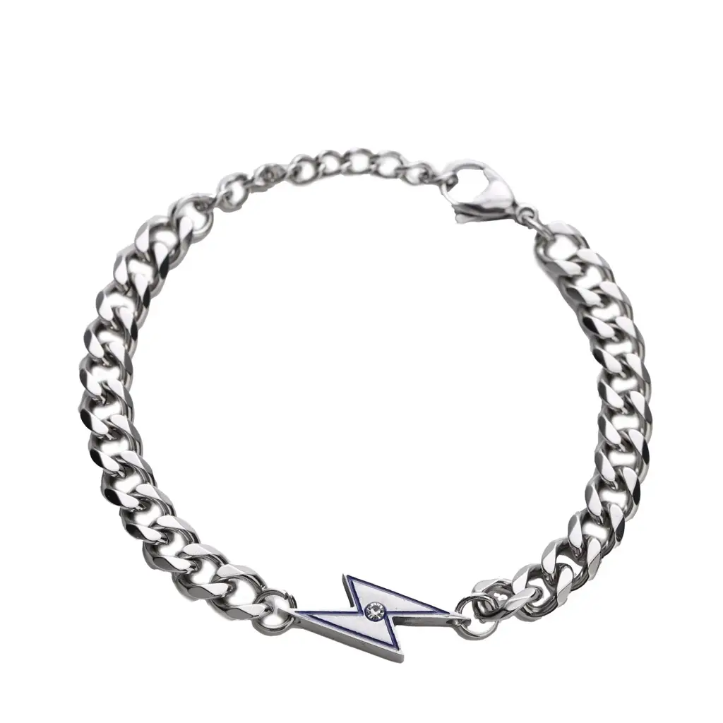Blitz Lightning Chain Bracelet : MB1S1102-S-BU