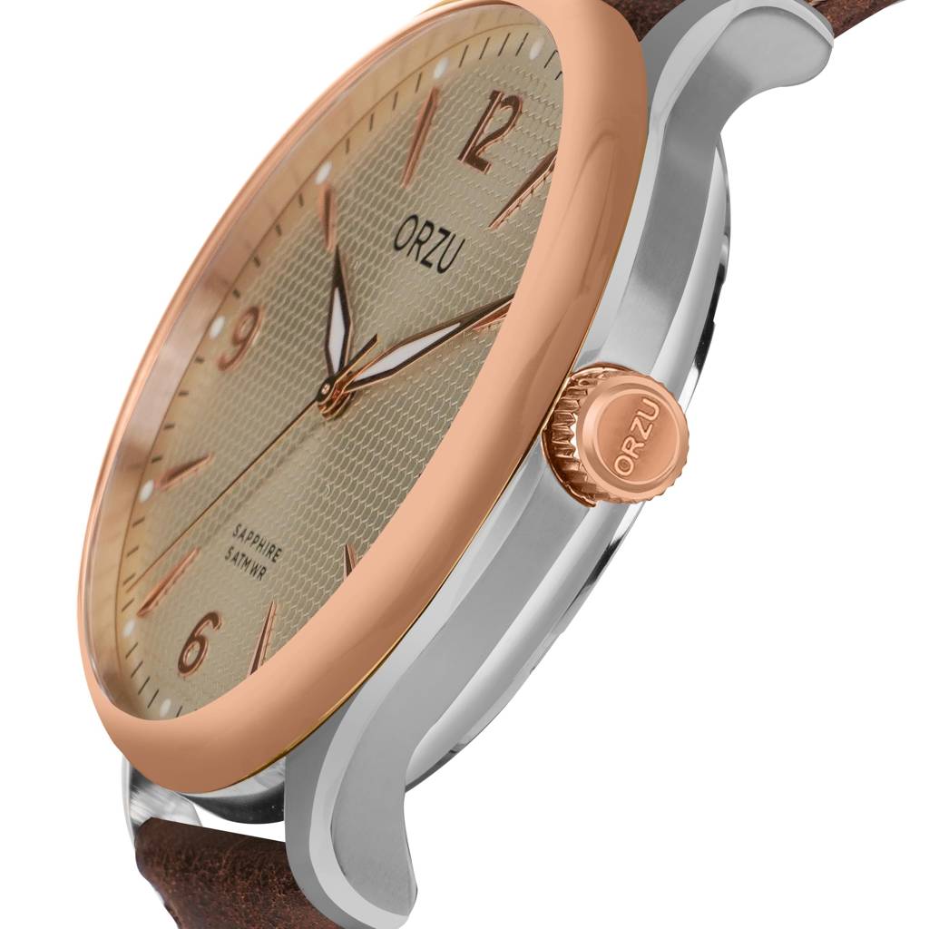 Analog Dial Men'S Watch - Ma10011 | Stainless Steel Case & Solid Band | Sapphire Glass | Band Watch For Men : MA10012