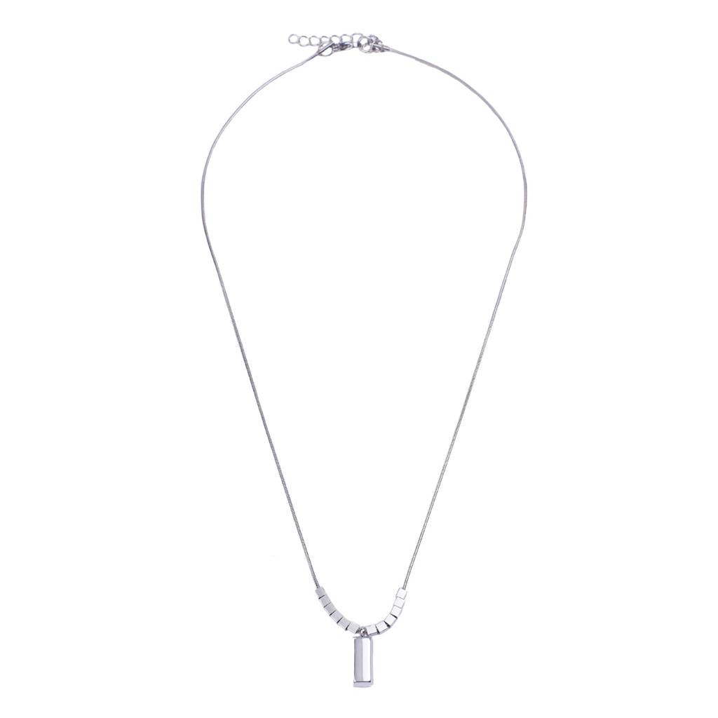 Effortless Love Link Necklace - Silver : NS12275-S