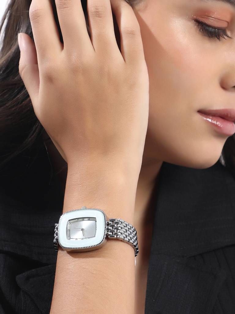 The Grecian Rectangular Diamond Watch : HSWC1382