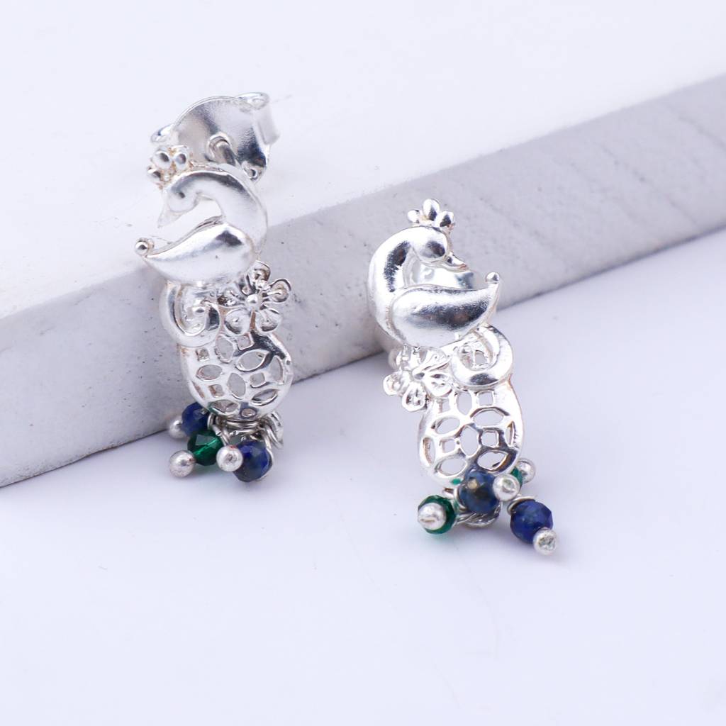 Peacock Feather Earrings : 88030871