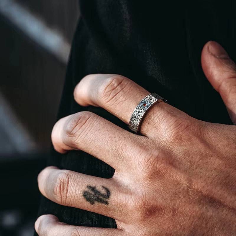 Cardinal Elegance Ring : MR1S0960-S-BLK